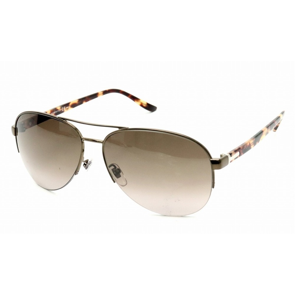 Gucci Gradient Marble Pattern Sunglasses Brown Tea - image 1